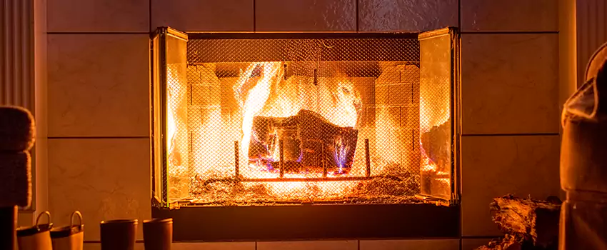 Mendota Hearth Landscape Fireplace Installation in Dickinson, North Dakota