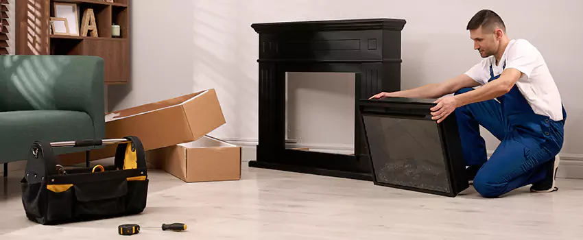 Old Rusted Metal Fireplace Repair And Replacement in Dickinson, ND